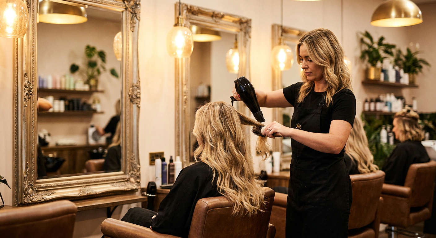 Professional hair styling